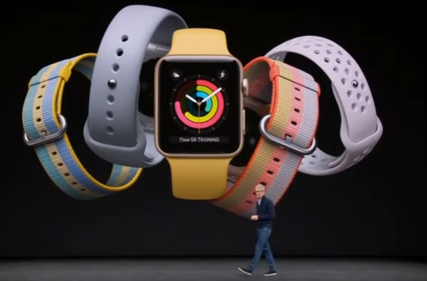 Презентація Apple 2017: все про Apple Watch Series 3 Фото 1