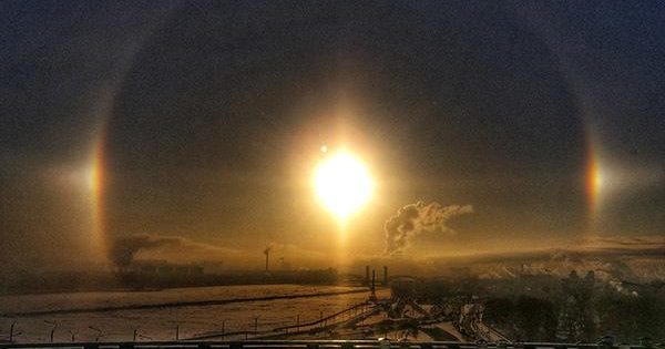 Уникальное явление: в небе взошли три солнца