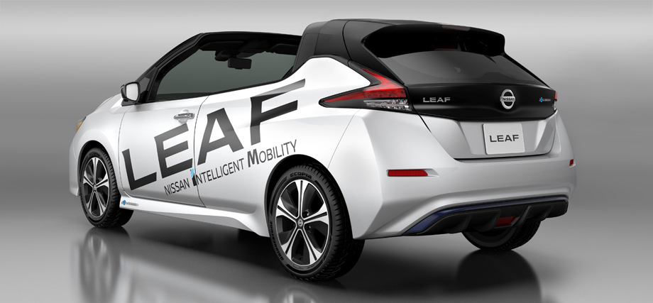 Несподівано: японці показали Nissan Leaf 2018 кабріолет Фото 2