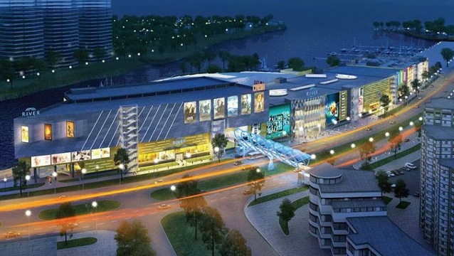 Кінотеатр з 5-поверховий будинок і тераси. Названа дата відкриття ТРЦ River Mall у Києві