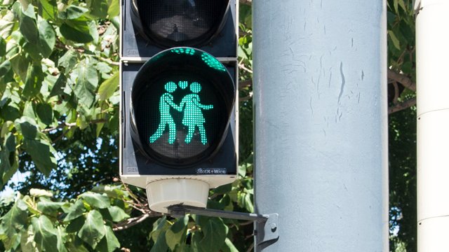 Світлофор закоханих у Відні