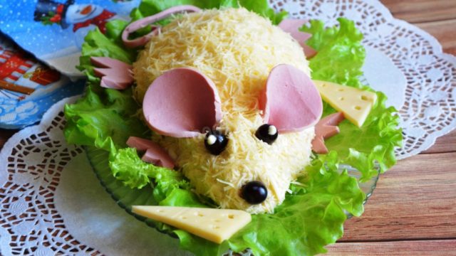Салаты на Новый год 2020: мышка — 3 рецепта Фото 2