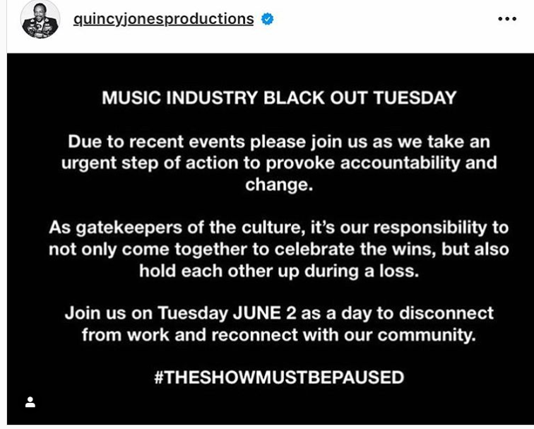 Blackout Tuesday: світ підтримав протести після вбивства Джорджа Флойда флешмобом