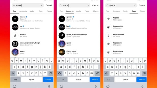 Instagram изменит алгоритм поиска: перенял фишку TikTok Фото 2 Instagram