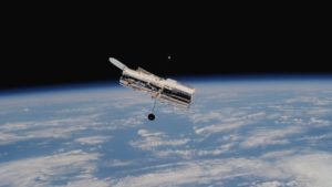 Hubble заснял спиральную галактику в созвездии Часы