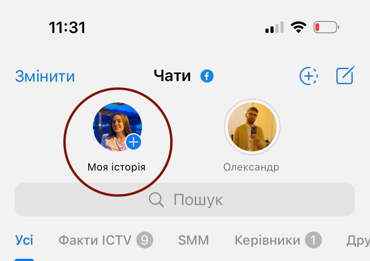 сторіс телеграм