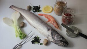 риба, морепродукти, спеції