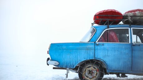 авто, зима