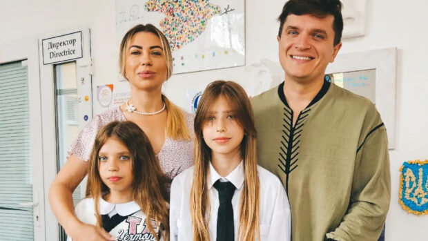 Анатолій Анатоліч з сім'єю